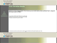 Tablet Screenshot of freechristianbooks.tripod.com