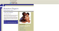Desktop Screenshot of benettondiapers.tripod.com
