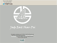 Tablet Screenshot of jadeeastsharpei.tripod.com