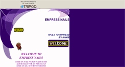 Desktop Screenshot of empressnails.tripod.com