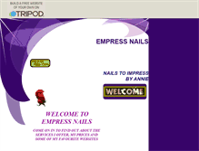 Tablet Screenshot of empressnails.tripod.com