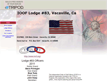 Tablet Screenshot of ioof83vacaville.tripod.com