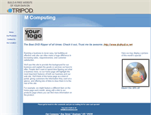 Tablet Screenshot of mcomputing.tripod.com