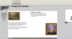 Desktop Screenshot of pomakdictionary.tripod.com