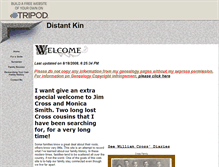 Tablet Screenshot of distantkin.tripod.com