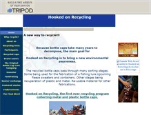 Tablet Screenshot of hookedonrecycling.tripod.com