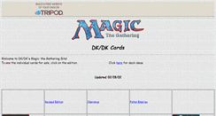 Desktop Screenshot of dkdkcards.tripod.com
