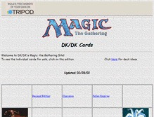 Tablet Screenshot of dkdkcards.tripod.com