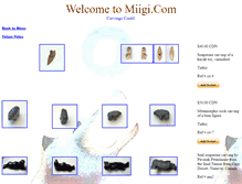 Tablet Screenshot of miigicarvings.tripod.com