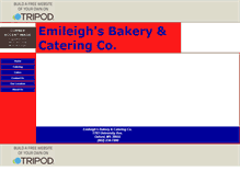 Tablet Screenshot of emileighsbakery.tripod.com