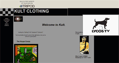 Desktop Screenshot of kultclothing.tripod.com