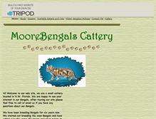 Tablet Screenshot of moorebengals.tripod.com