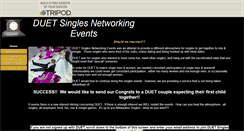 Desktop Screenshot of duetsinglesevents.tripod.com