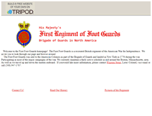 Tablet Screenshot of firstfootguards.tripod.com