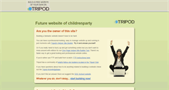 Desktop Screenshot of childrenparty.tripod.com