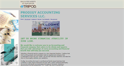 Desktop Screenshot of prodigyaccounting.tripod.com