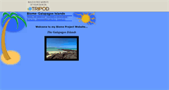 Desktop Screenshot of galapagos18.tripod.com
