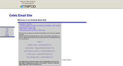 Desktop Screenshot of celebemails.tripod.com