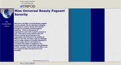 Desktop Screenshot of missuniversalbeauty.tripod.com