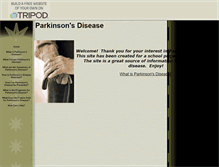 Tablet Screenshot of parkinsonproject.tripod.com