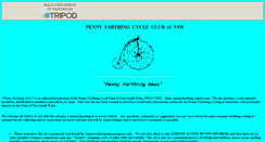 Desktop Screenshot of pennyfarthing1.tripod.com