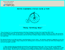 Tablet Screenshot of pennyfarthing1.tripod.com
