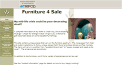 Desktop Screenshot of furniture4sale1.tripod.com