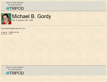 Tablet Screenshot of mgordy.tripod.com