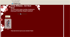 Desktop Screenshot of mycindywilliamssite.tripod.com