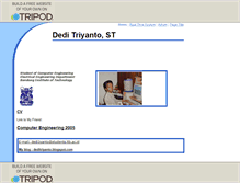 Tablet Screenshot of ddtri23205043.tripod.com