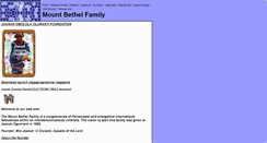 Desktop Screenshot of mountbethelministry.tripod.com
