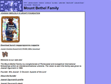 Tablet Screenshot of mountbethelministry.tripod.com