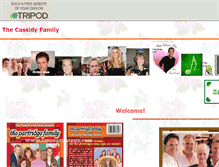 Tablet Screenshot of forallcassidyfans.tripod.com