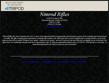 Tablet Screenshot of nimrodrifles.tripod.com