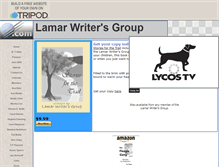 Tablet Screenshot of lamarwritergroup.tripod.com