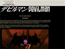 Tablet Screenshot of devilman420.tripod.com