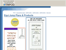 Tablet Screenshot of horsejumpplans.tripod.com