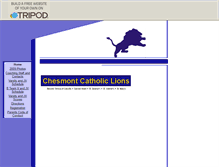 Tablet Screenshot of chesmontfootball.tripod.com