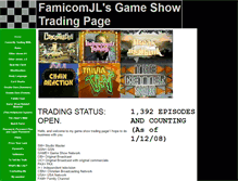 Tablet Screenshot of famicomgameshow.tripod.com