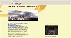 Desktop Screenshot of onsite-paranormal.tripod.com