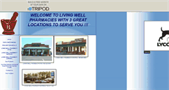 Desktop Screenshot of livingwellpharmacy.tripod.com