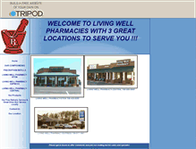 Tablet Screenshot of livingwellpharmacy.tripod.com