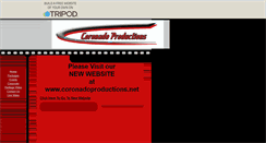 Desktop Screenshot of coronadoproductions.tripod.com