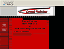 Tablet Screenshot of coronadoproductions.tripod.com