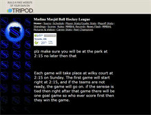 Tablet Screenshot of madinahockey.tripod.com