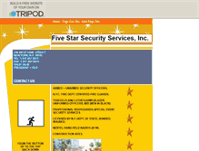 Tablet Screenshot of five-star-protection.tripod.com