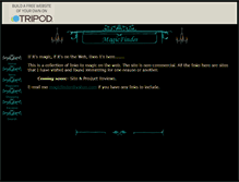Tablet Screenshot of magicfinder.tripod.com