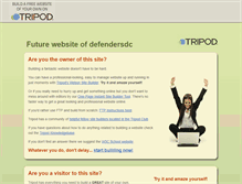 Tablet Screenshot of defendersdc.tripod.com