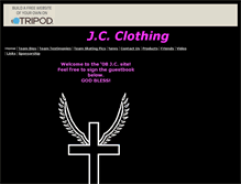 Tablet Screenshot of jcclothing.tripod.com