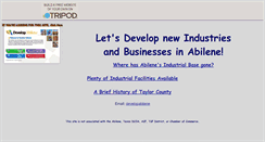 Desktop Screenshot of developabilene.tripod.com